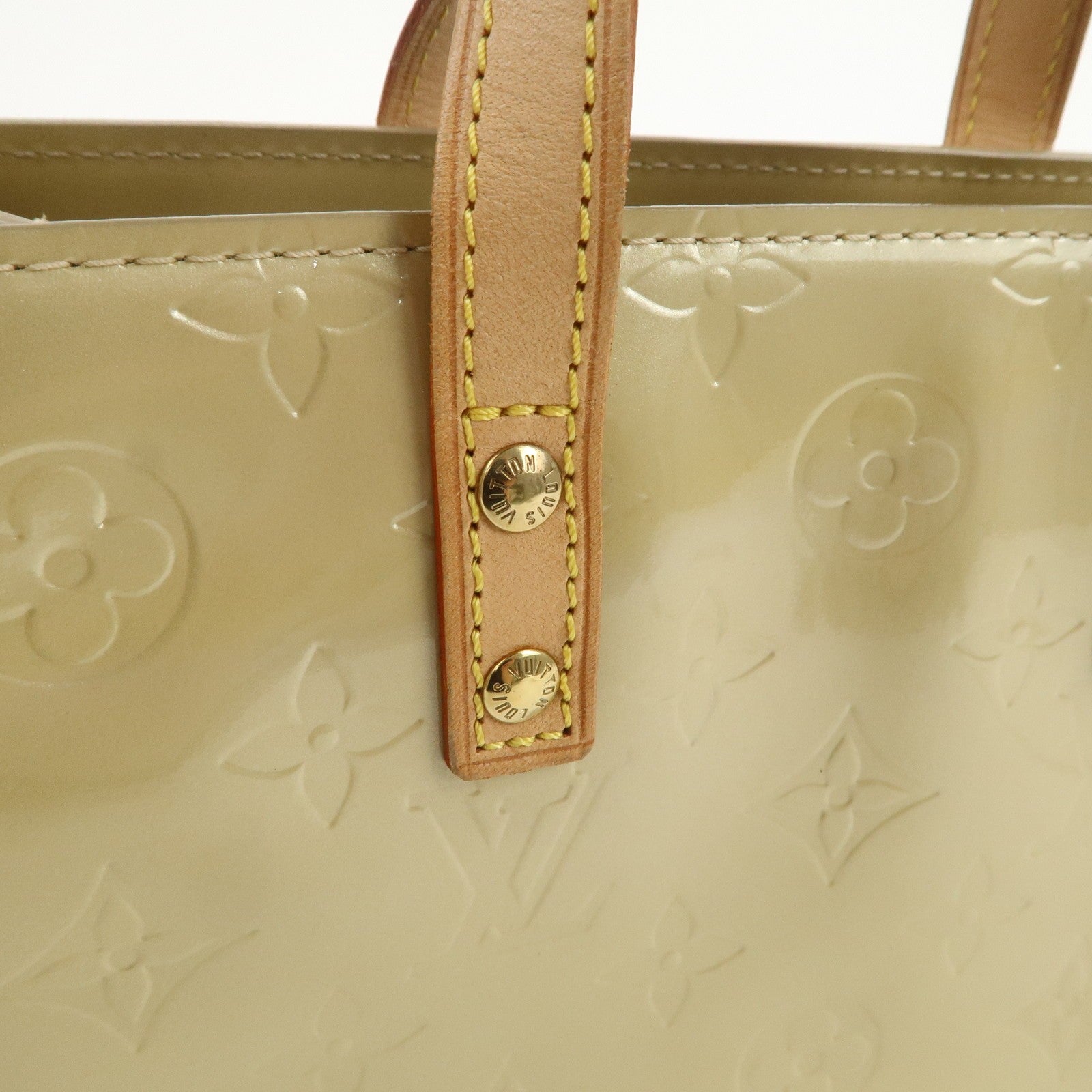 Louis VuittonTote Hand Bag - Beige, Vernis Leather