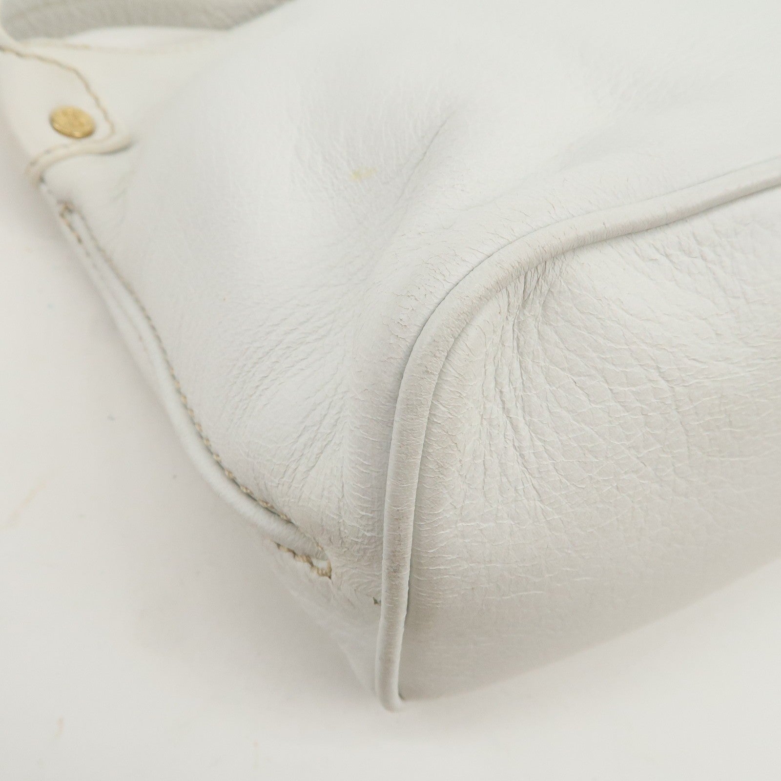 Celine Macadam Shoulder Bag - White, Leather