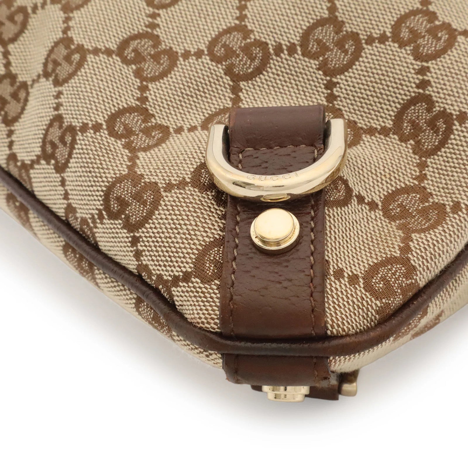 Gucci Abbey Shoulder Bag - Khaki Beige/Brown, GG Canvas