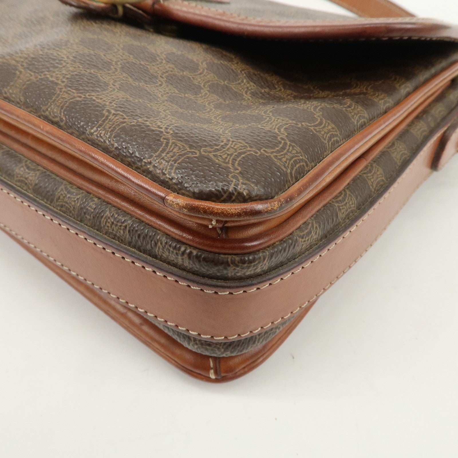 Celine Macadam Shoulder Bag - Brown, PVC