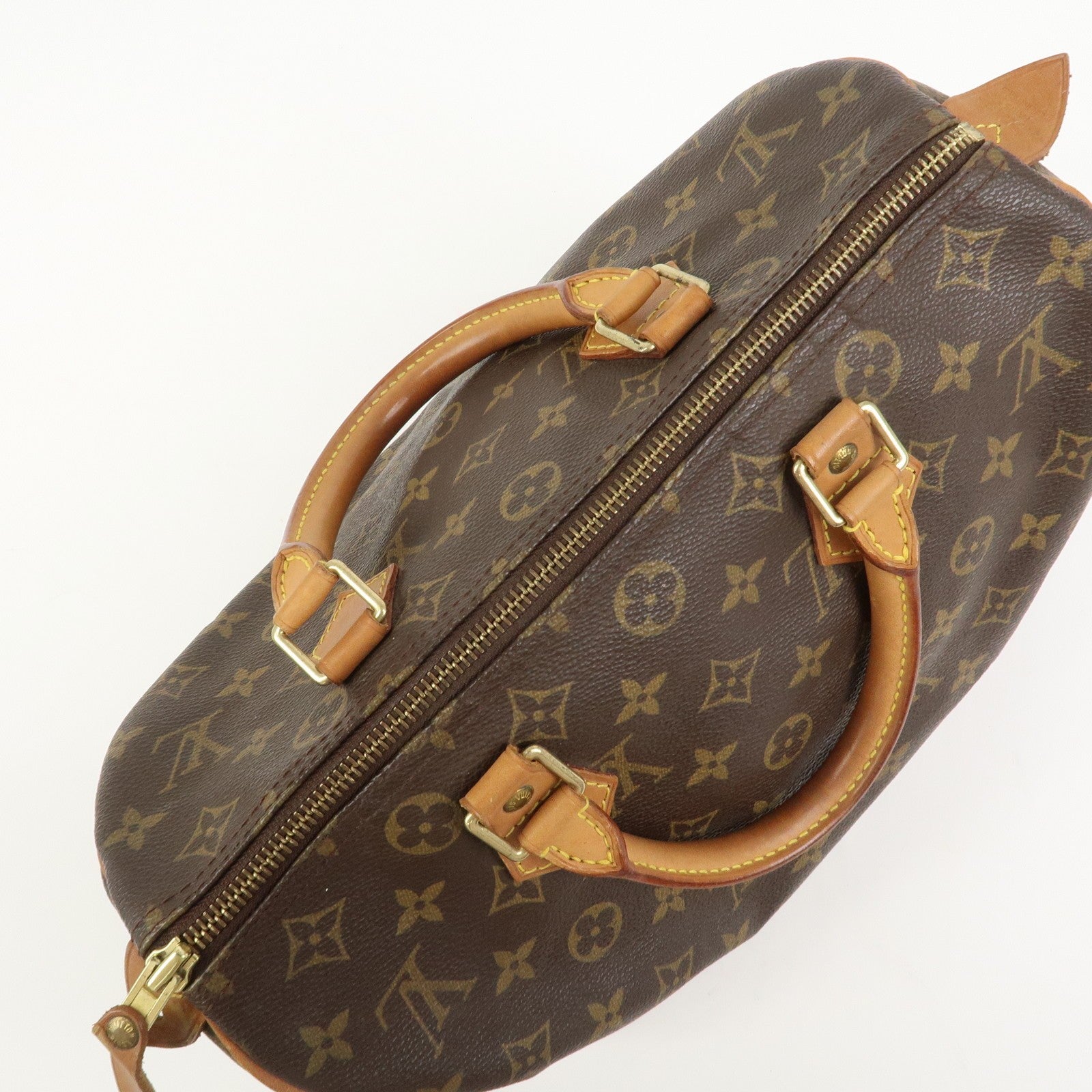 Louis Vuitton Monogram Speedy 30 Handbag - Brown, Monogram Canvas
