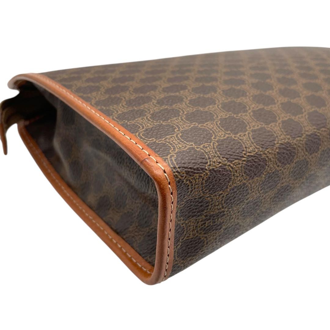 Celine s67 Magadam Clutch Bag - Brown, PVC Leather