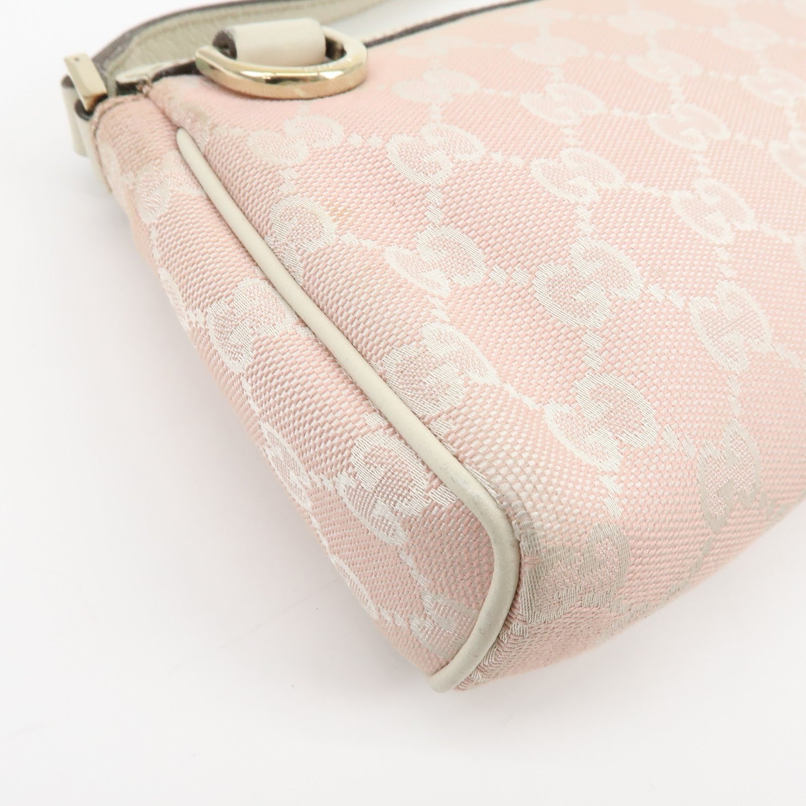 Gucci Abbey Hand Bag - Pink, GG Canvas, Leather