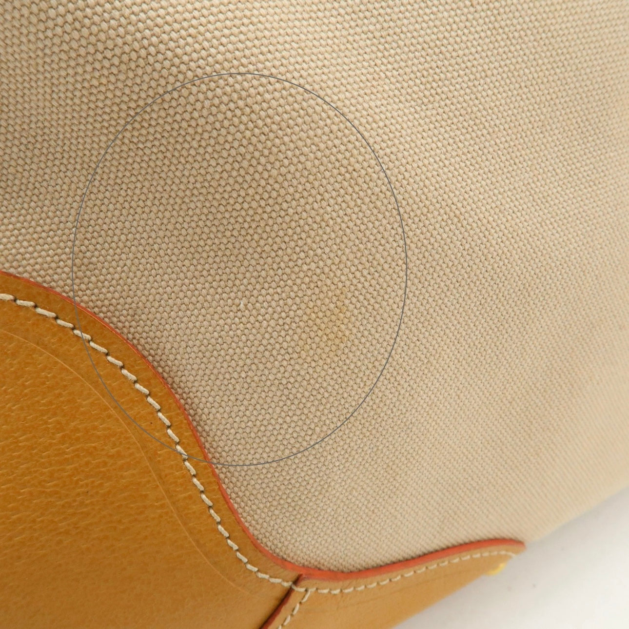 PRADA Leather Canvas shoulder& hand bag
