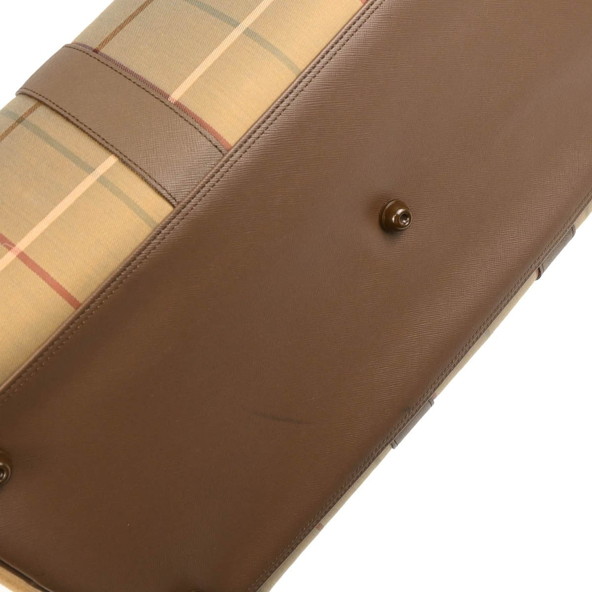 Burberrys Duffle Handbag - Beige, Canvas