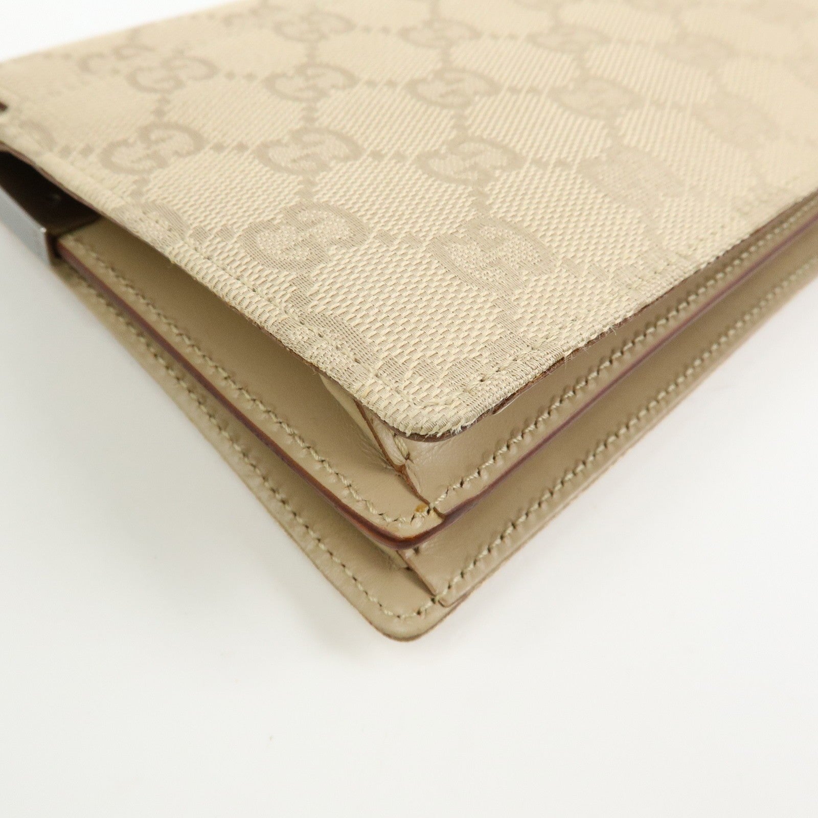 Gucci Shoulder Bag - Beige, Canvas Leather