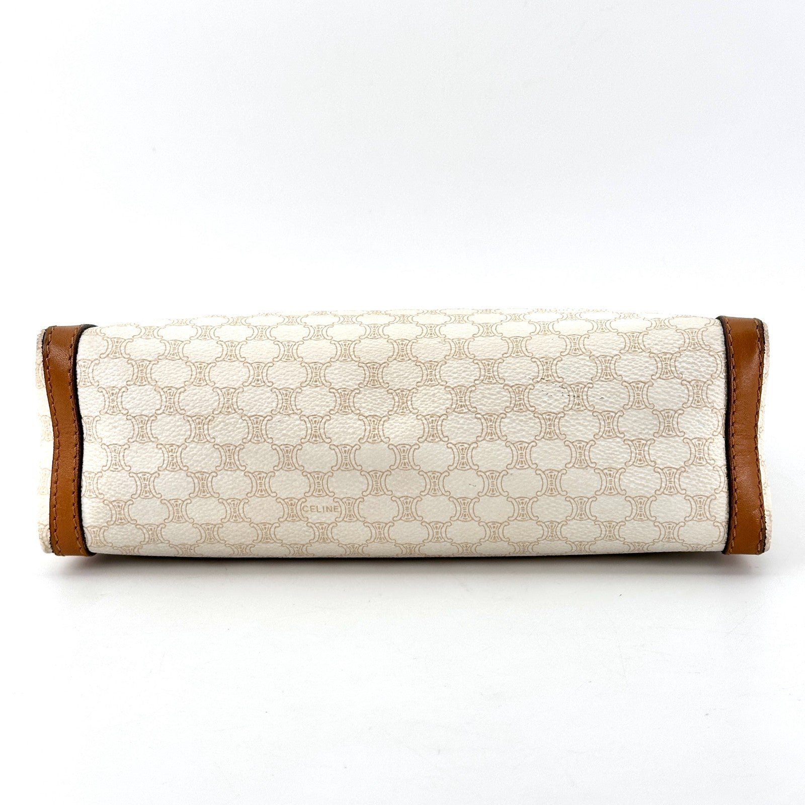 Celine Macadam Clutch Bag - Ivory, PVC Leather
