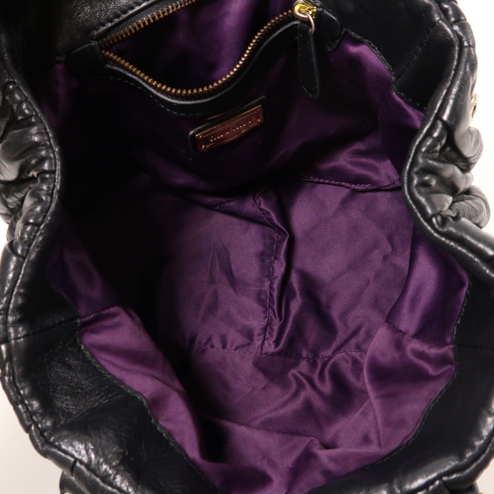 Miu Miu Hand Bag - Black, Calfskin Leather