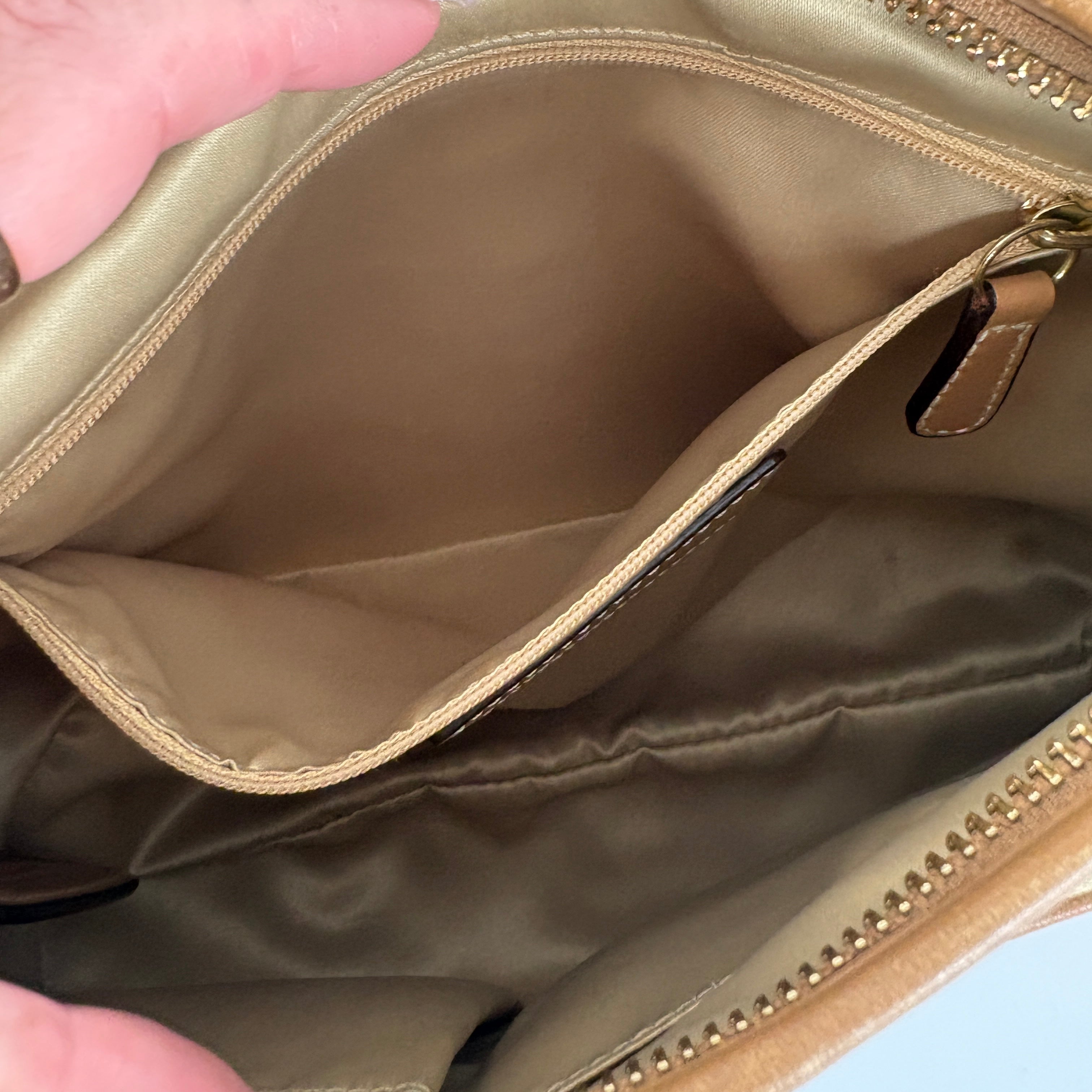 Coach Signature brown bag