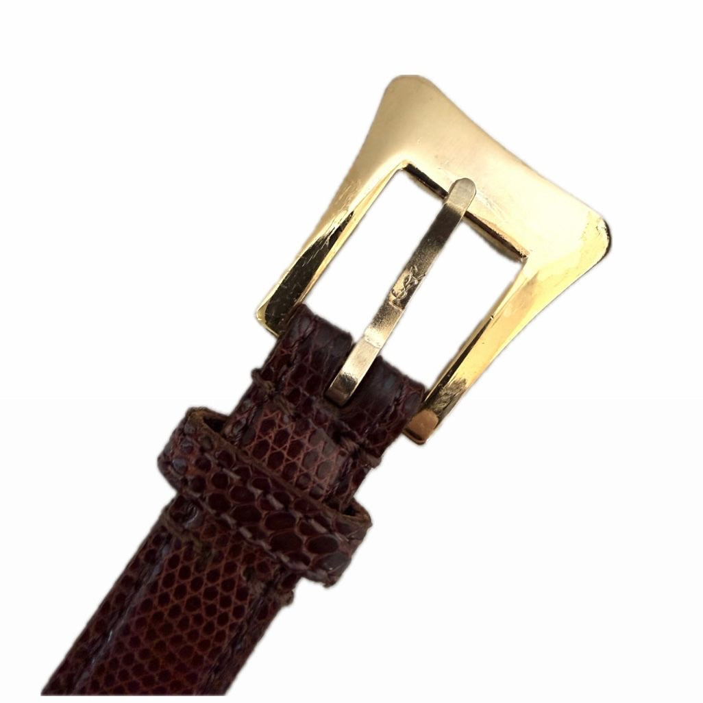 Saint Laurent Vintage Brown Belt