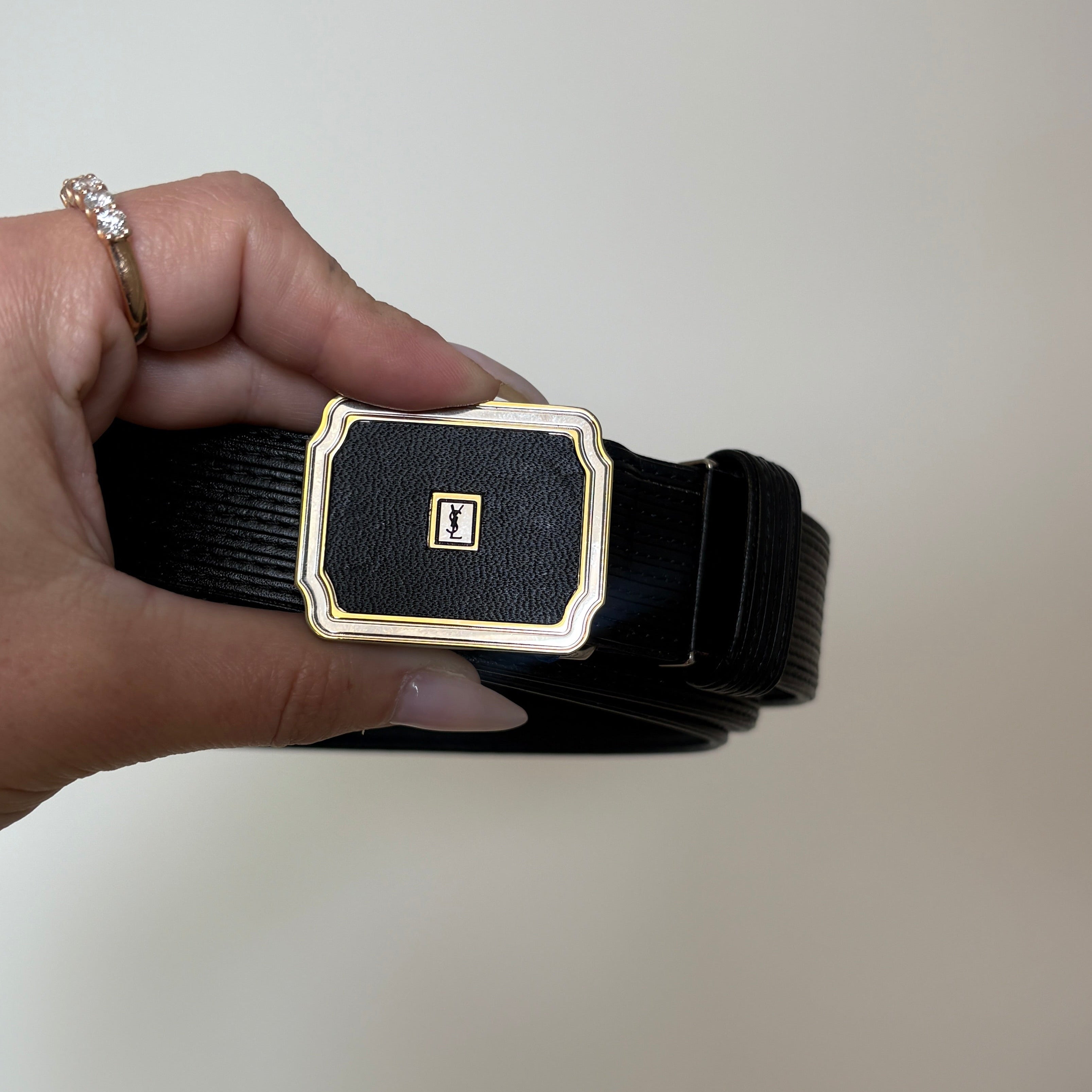 Saint Laurent Leather Belt