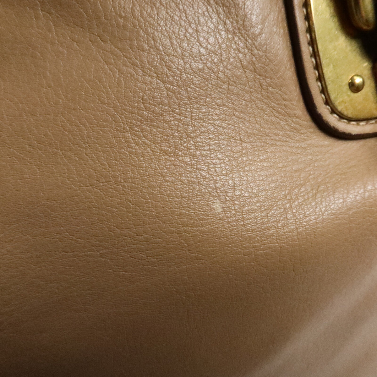 Prada GHW 2 Way Shoulder Bag - Beige, Calfskin Leather
