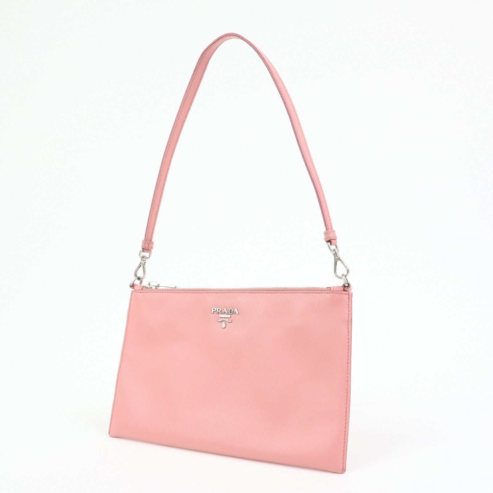 Prada 2way Bag - Pink, Saffiano Leather