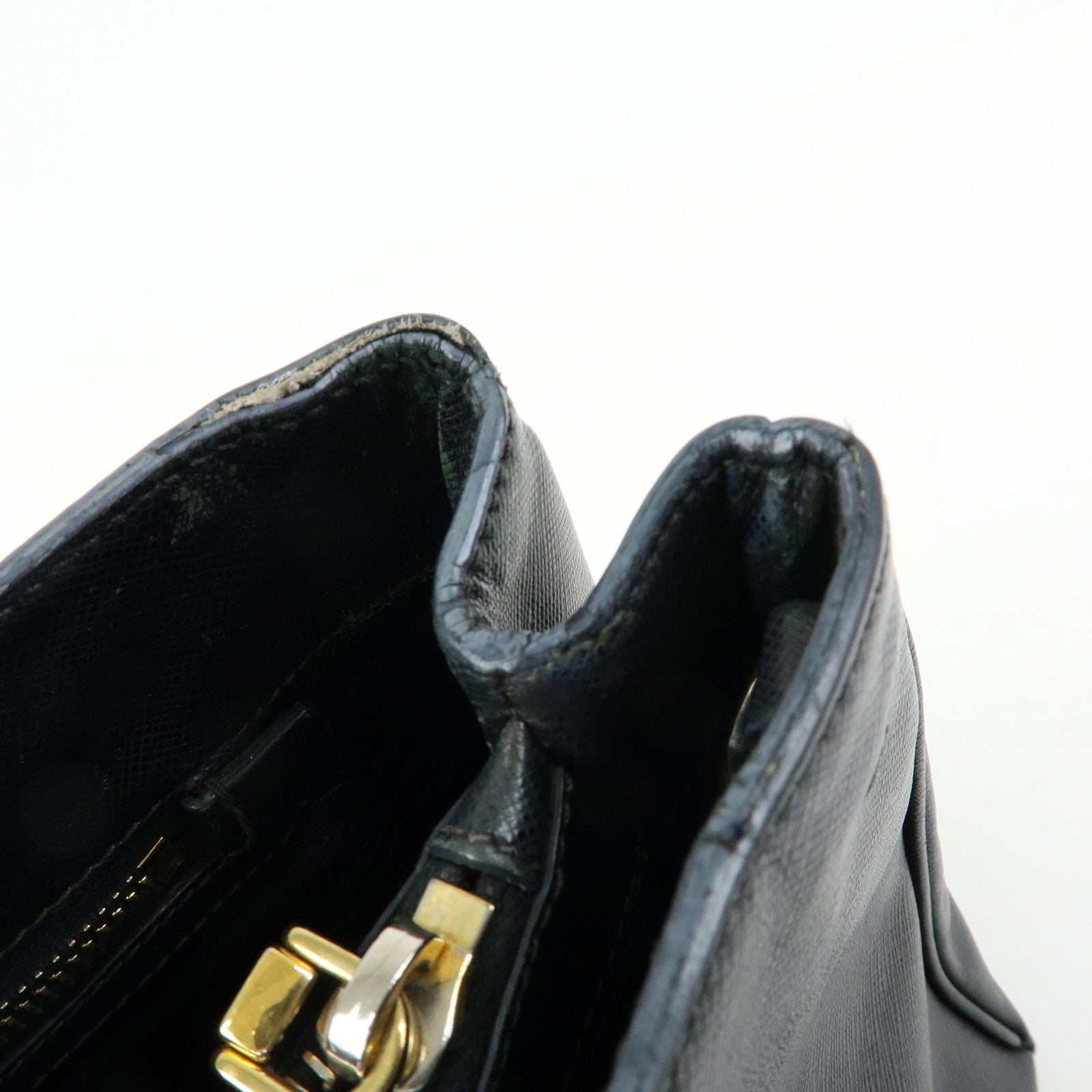 Prada 2Way Bag - Black, Saffiano Leather