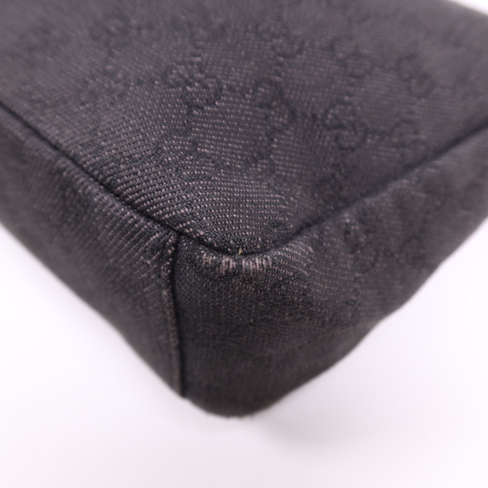 GUCCI GG SHW Shoulder Bag GG Canvas Black