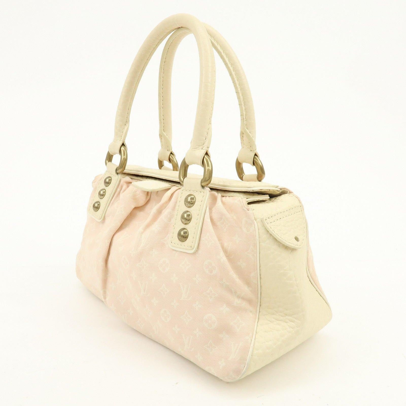 Louis Vuitton Monogram Mini Lin Trapez PM Handbag - Rose, Canvas