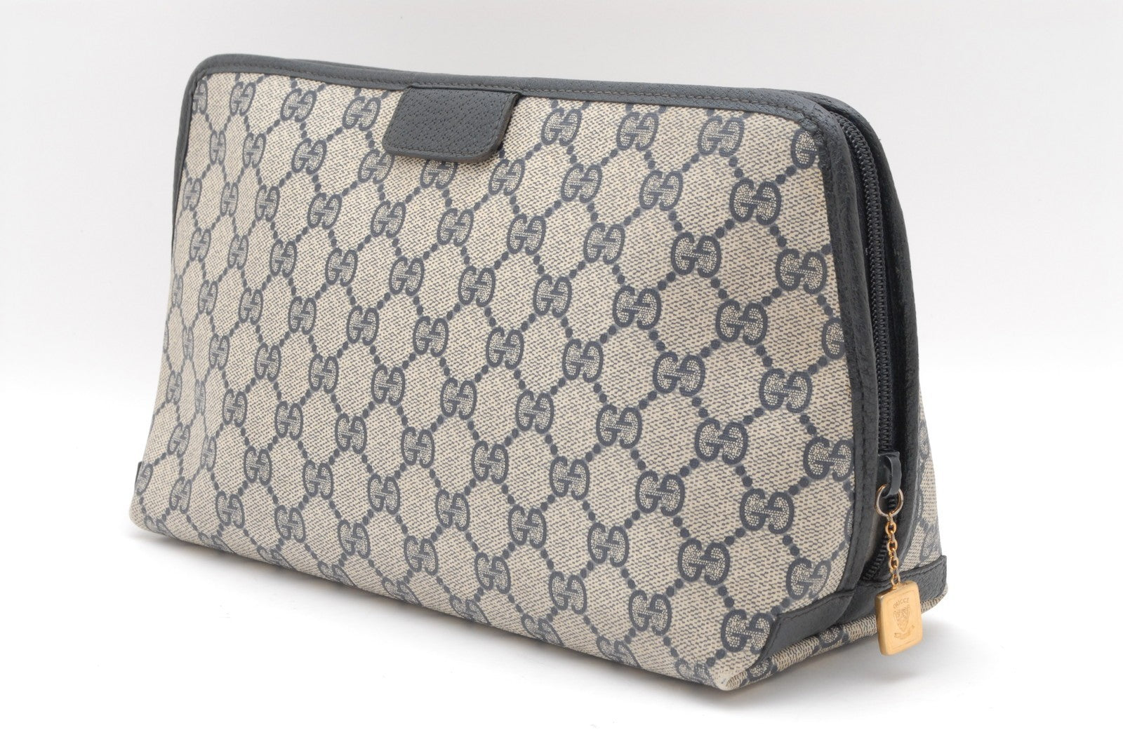 Gucci GG Canvas Pouch Cosmetic Bag - Beige, Canvas