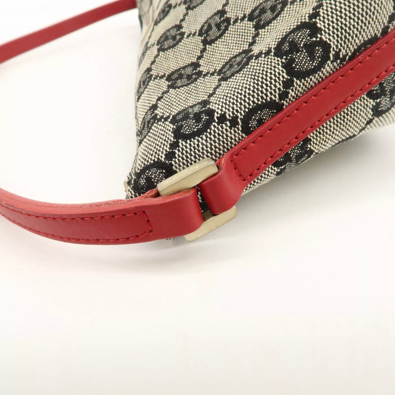 Boat Bag GG Canvas Leather Hand Bag Pouch