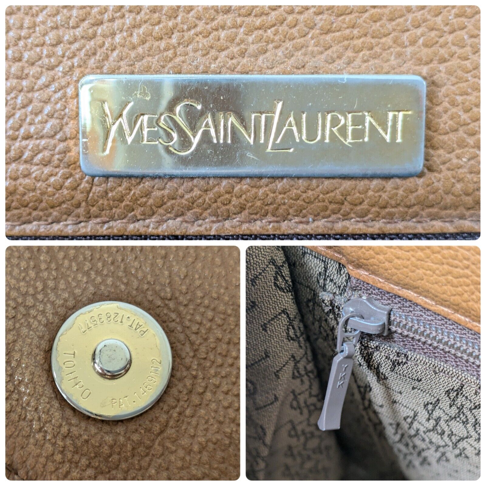 Saint Laurent YSL Handbag - Brown, Calf Leather