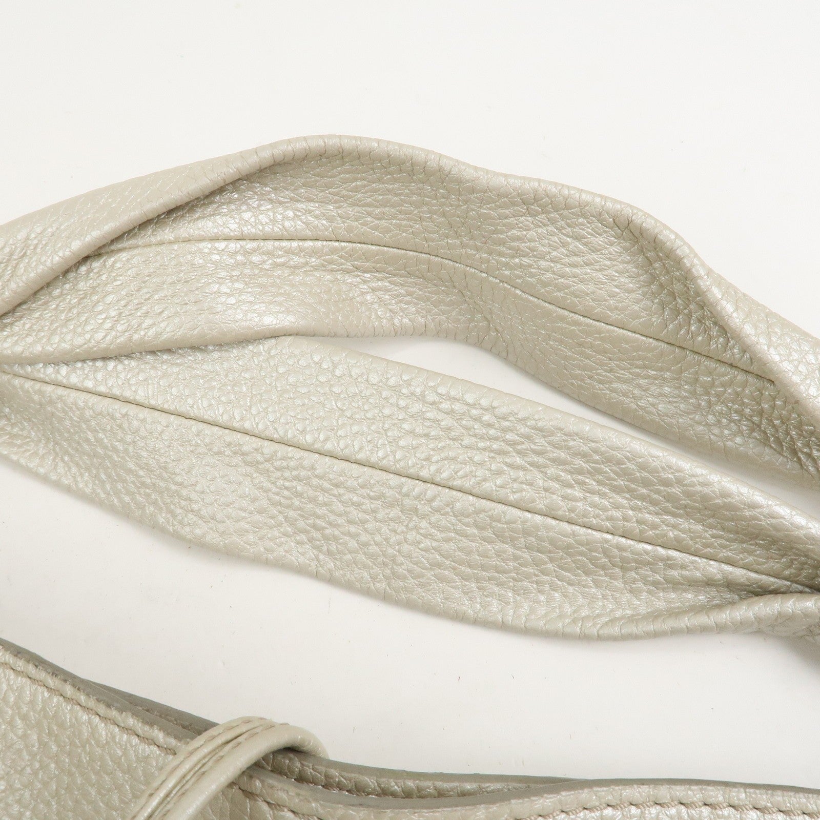 Celine Shoulder Bag Tote Bag - Silver, Leather