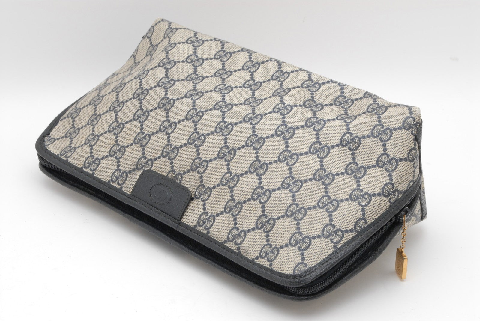 Gucci GG Canvas Pouch Cosmetic Bag - Beige, Canvas