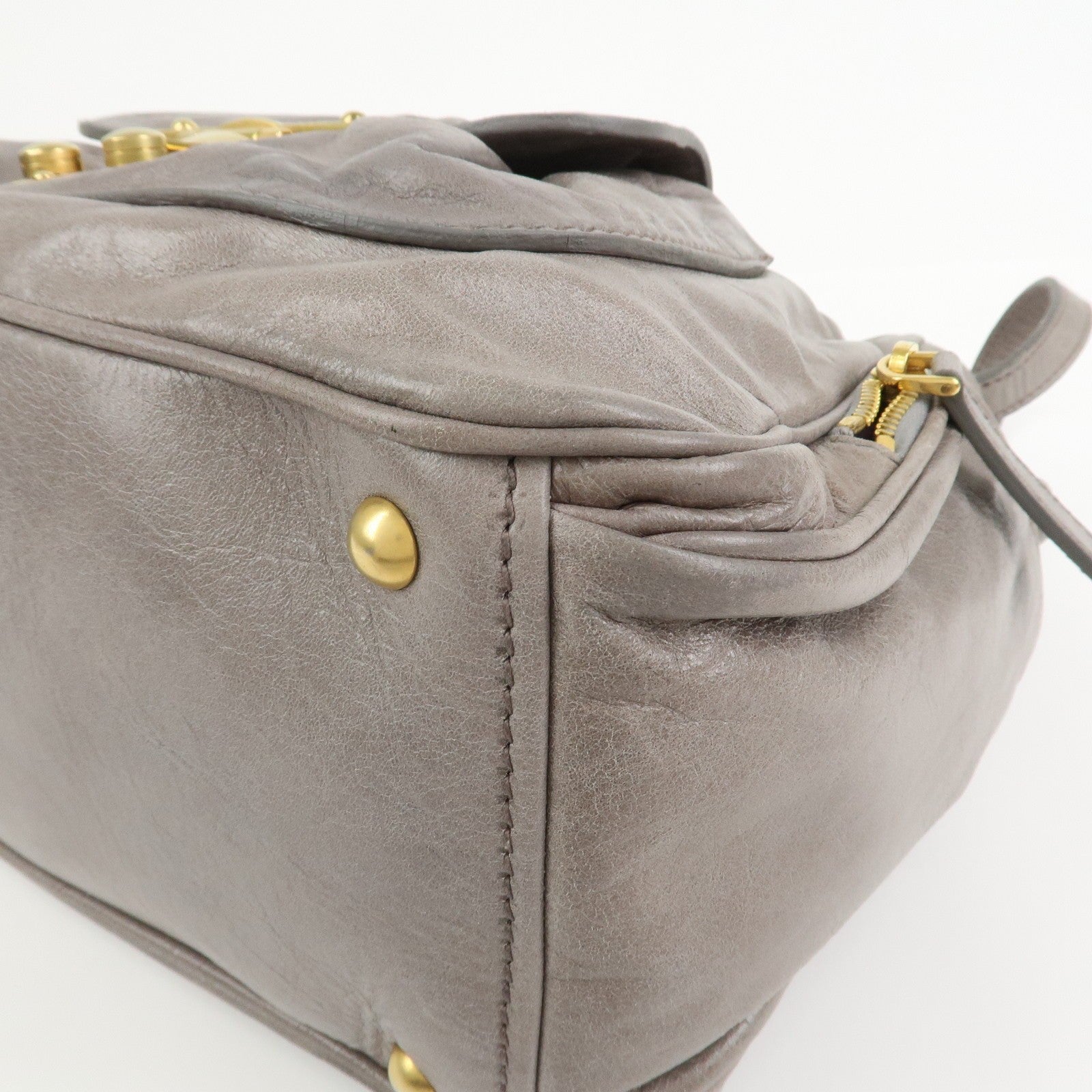 Miu Miu 2Way Bag - Gray, Leather