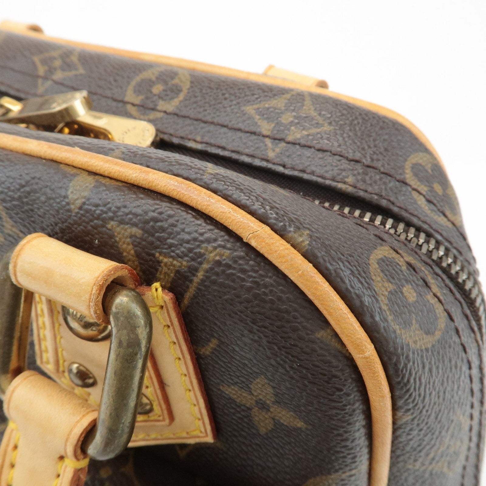 Louis Vuitton Monogram Manhattan PM Handbag - Brown, Monogram Canvas