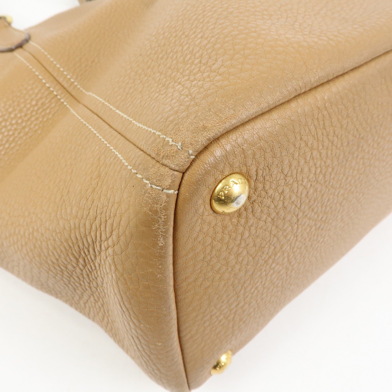 Prada Vitello Daino Tote Bag - Brown, Leather
