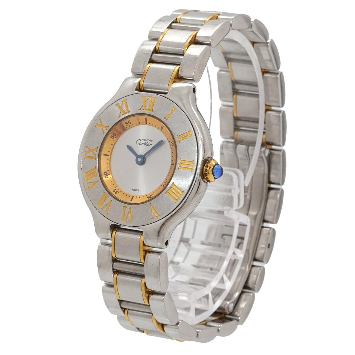 Cartier Must 21 Van Thian W10073R6 Watch - Silver, Stainless steel/YGP