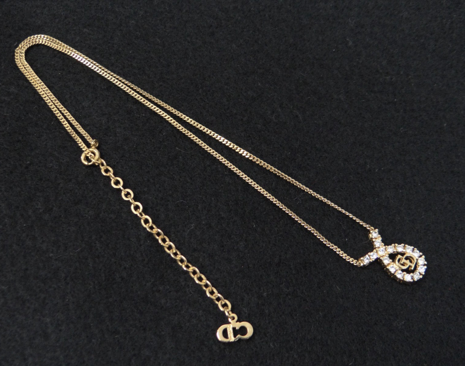 Dior Chain Necklace Pendant - Gold, Metal