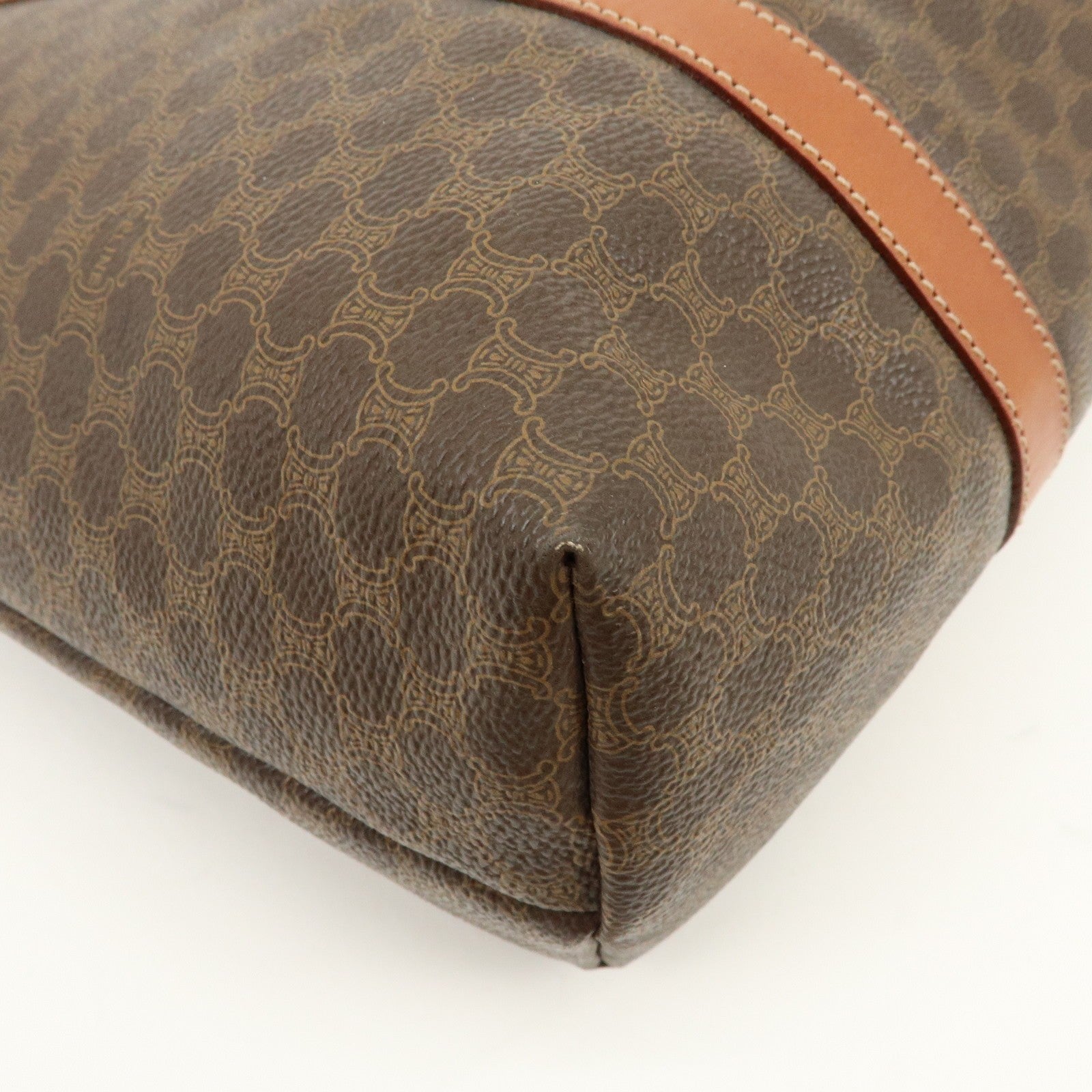 Celine Macadam Tote Bag - Brown, PVC Leather