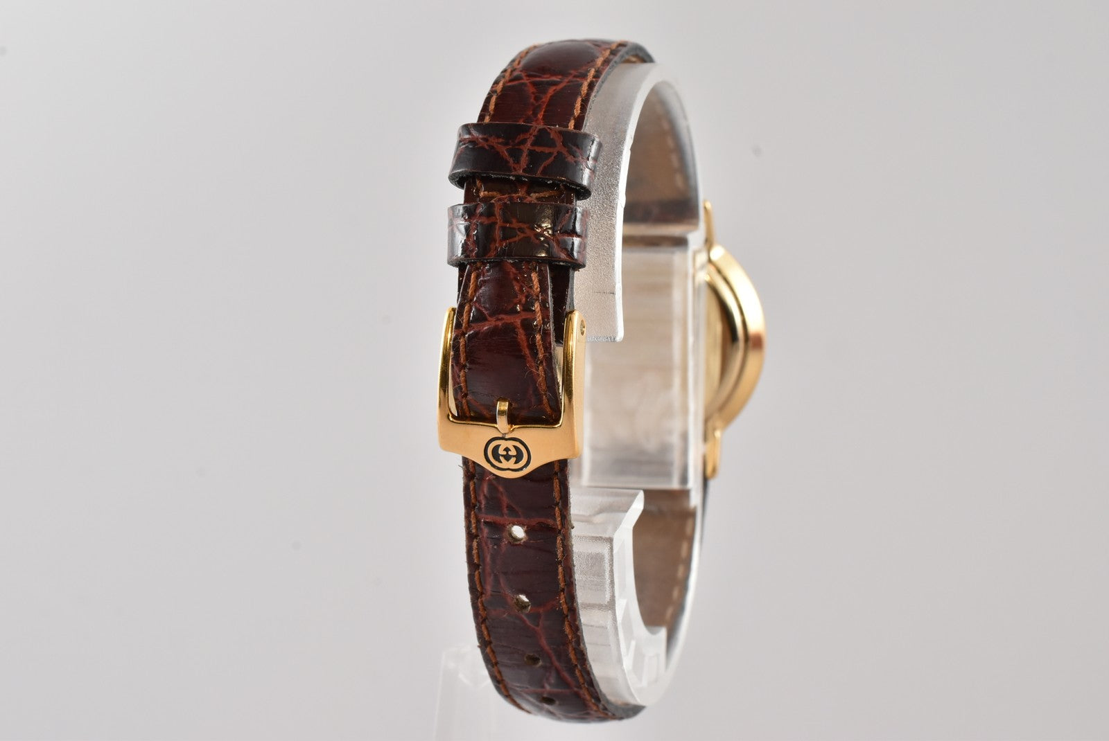 Gucci 3000.2.L Watch - Gold, Stainless Steel