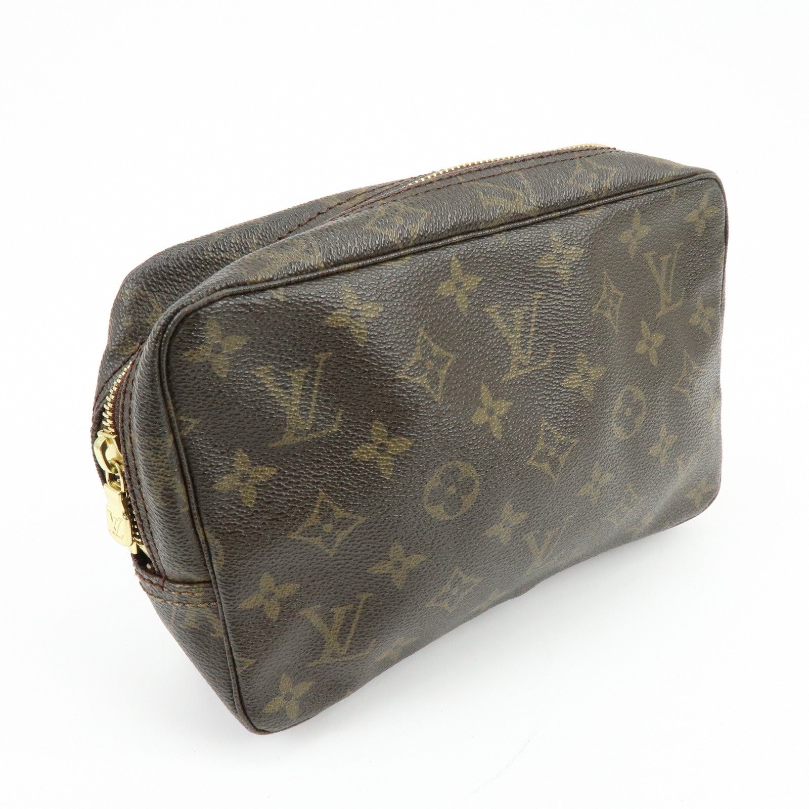 Louis Vuitton Trousse Toilette Monogram Clutch - Brown, Leather