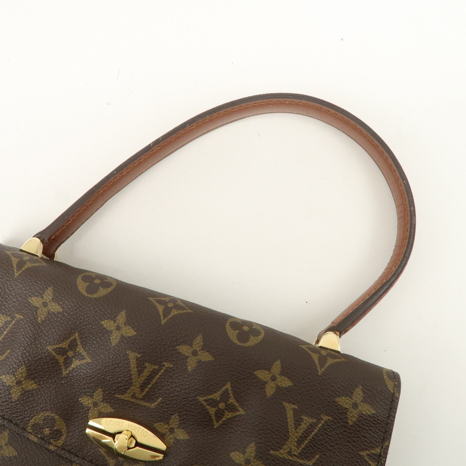 Louis Vuitton Malesherbes Hand Bag - Brown, Monogram Canvas
