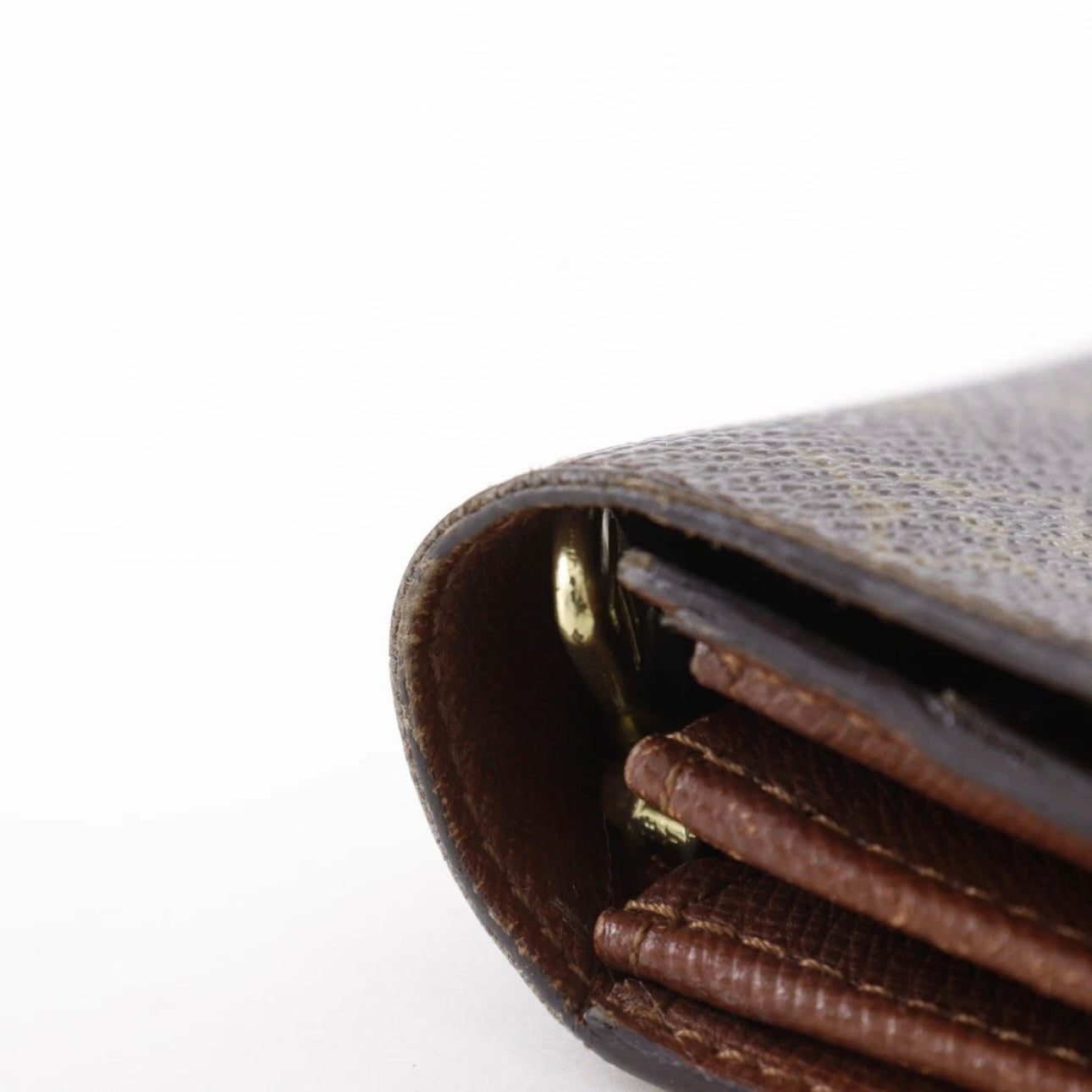 LOUIS VUITTON Porto Monnet Credit wallet- Brown Monogram