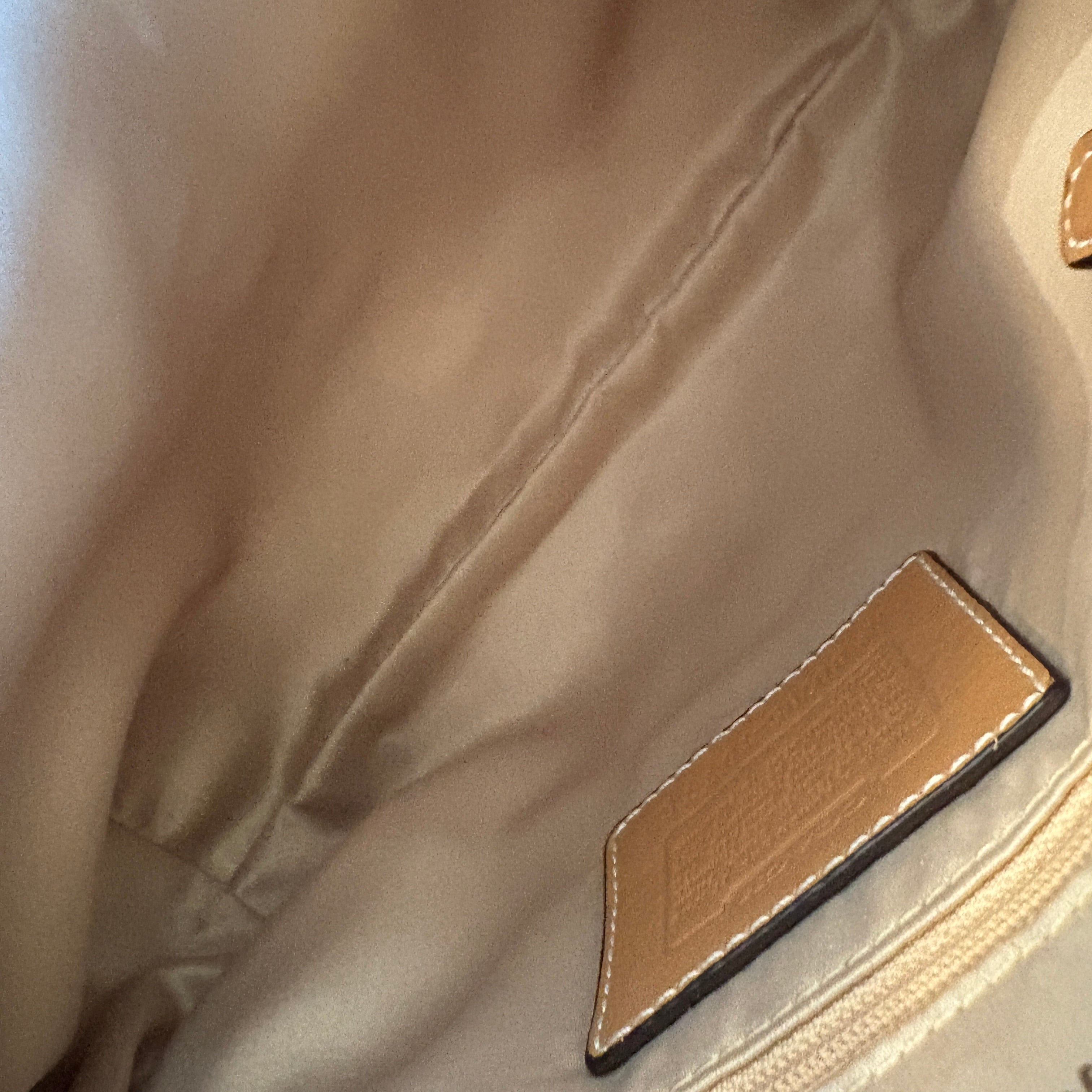Coach Signature brown bag