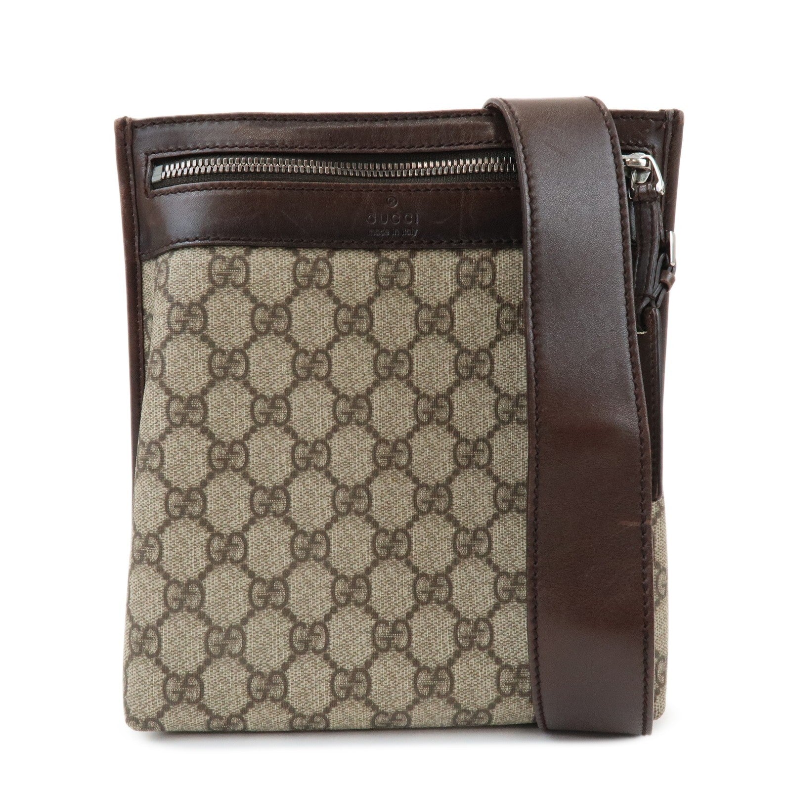 Gucci Shoulder Crossbody Bag - Brown, PVC Leather