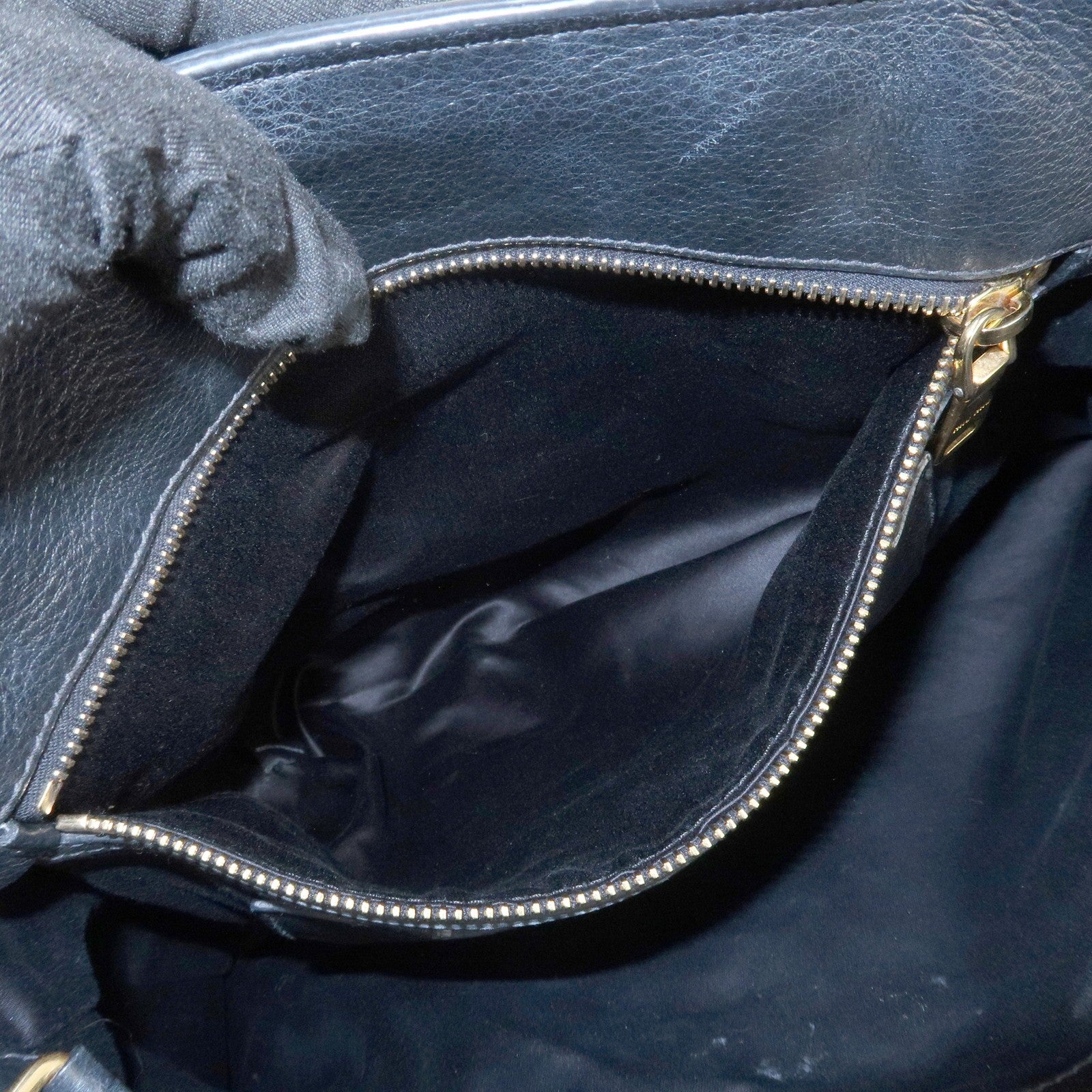 Miu Miu Logo 2Way Bag - Black, Leather