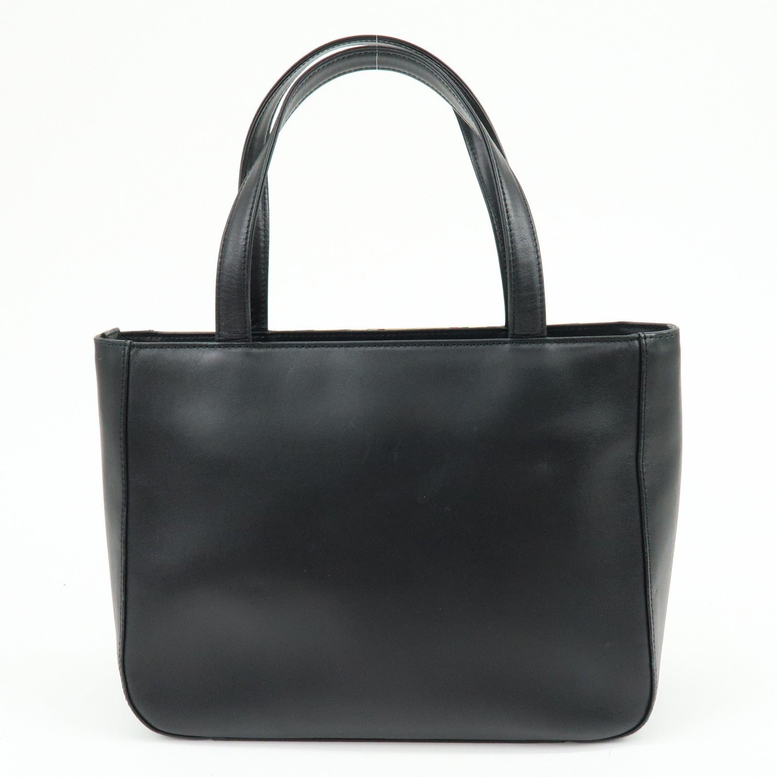 Burberry Tote Bag Handbag - Black, Leather