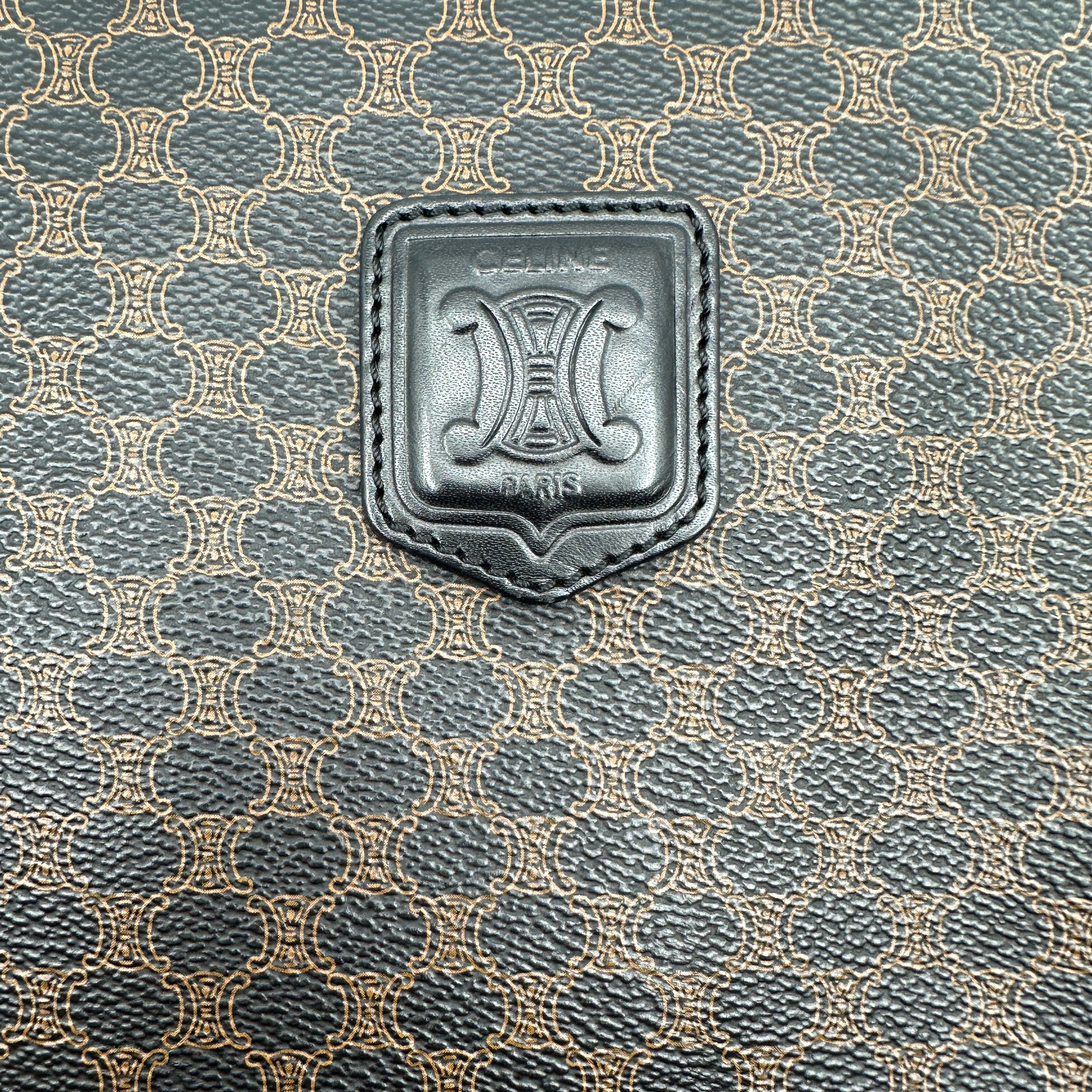 Macadam Tote Bag Black/Brown PVC, Leather