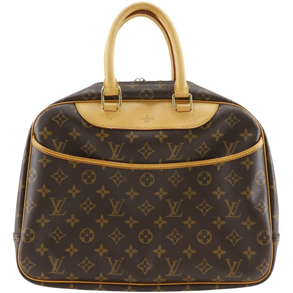 Louis Vuitton Deauville Handbag - Brown, Monogram Canvas- מגיע עם מנעול- Pre Order