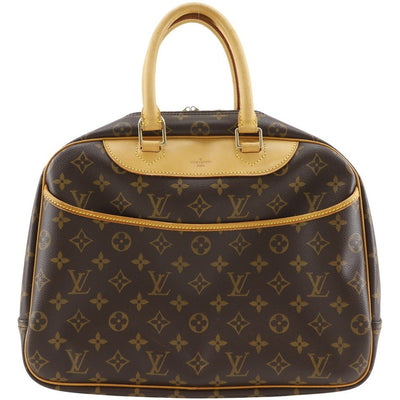 Louis Vuitton Deauville Handbag - Brown, Monogram Canvas- מגיע עם מנעול- Pre Order