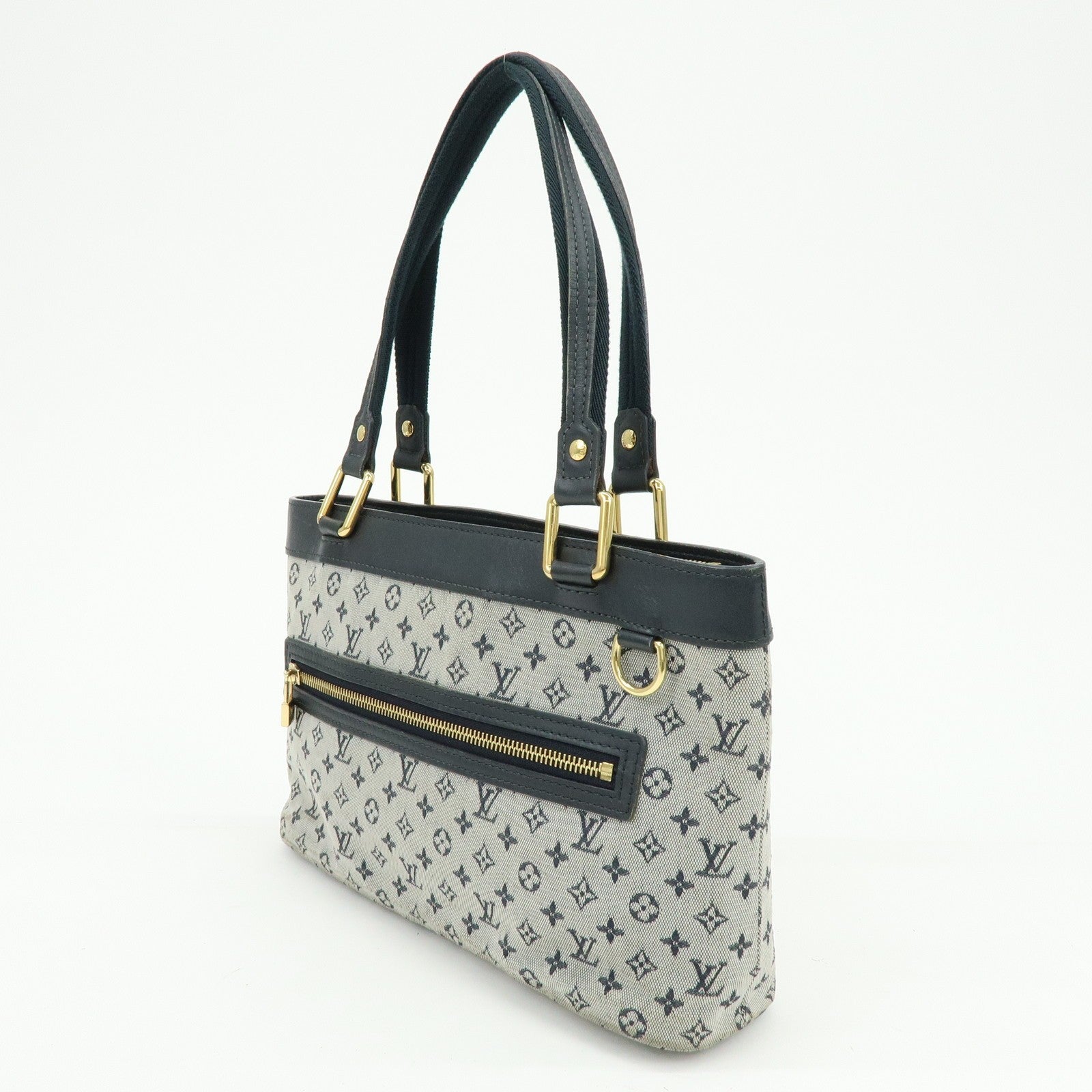 Louis Vuitton Lin Hand Bag - Blue, Monogram Mini Canvas