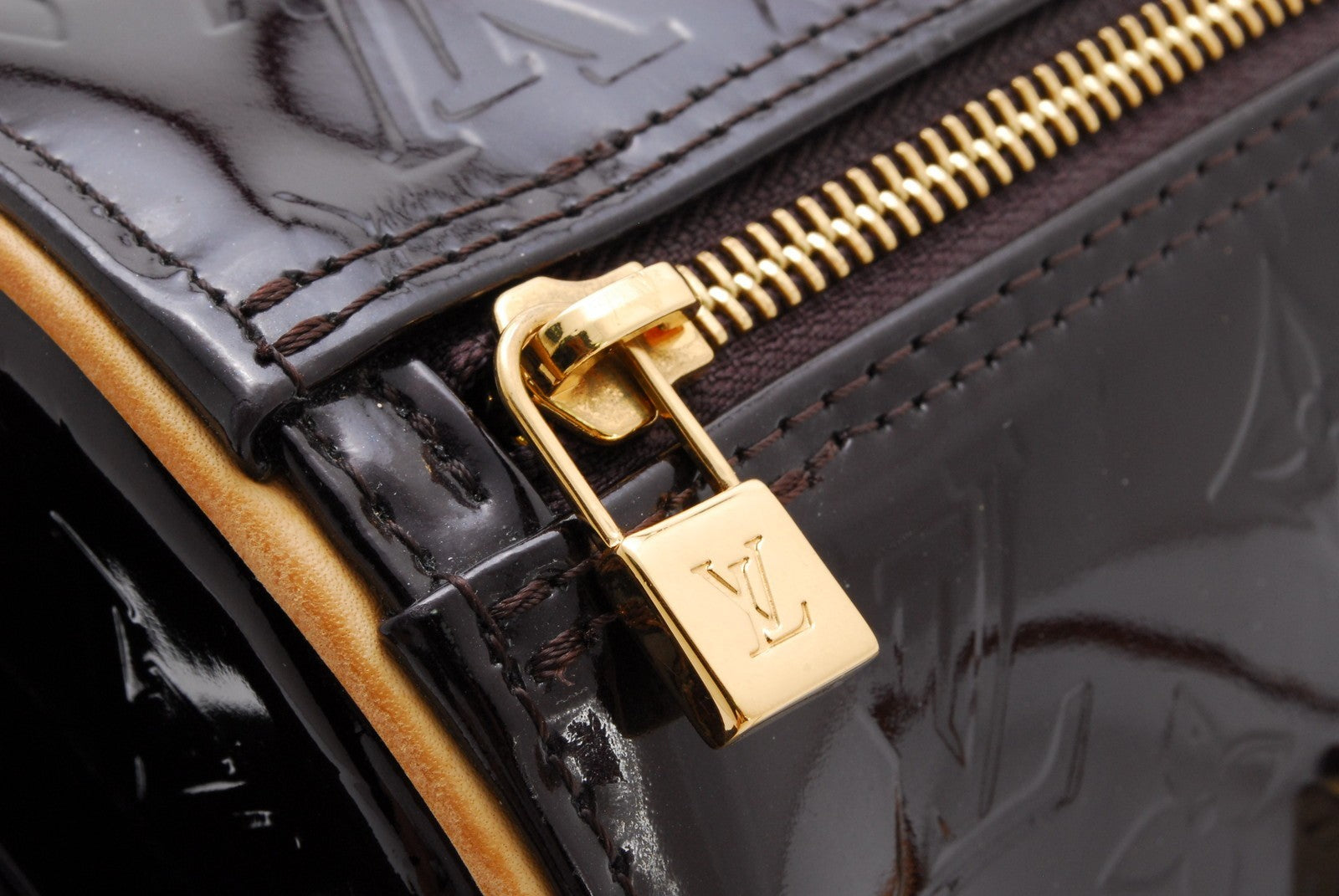 Louis Vuitton Vernis Papillon 30 Handbag - Brown, Leather