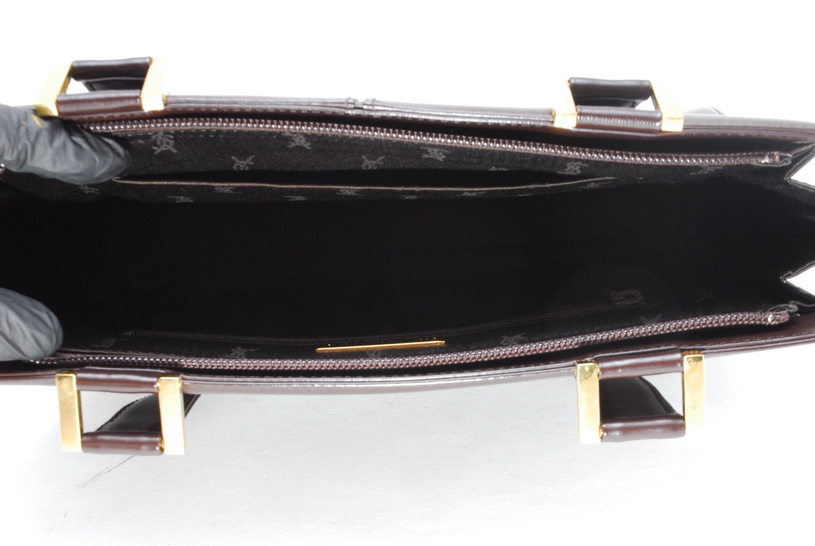 Saint Laurent Yves Shoulder Hand Tote Bag - Brown, Leather