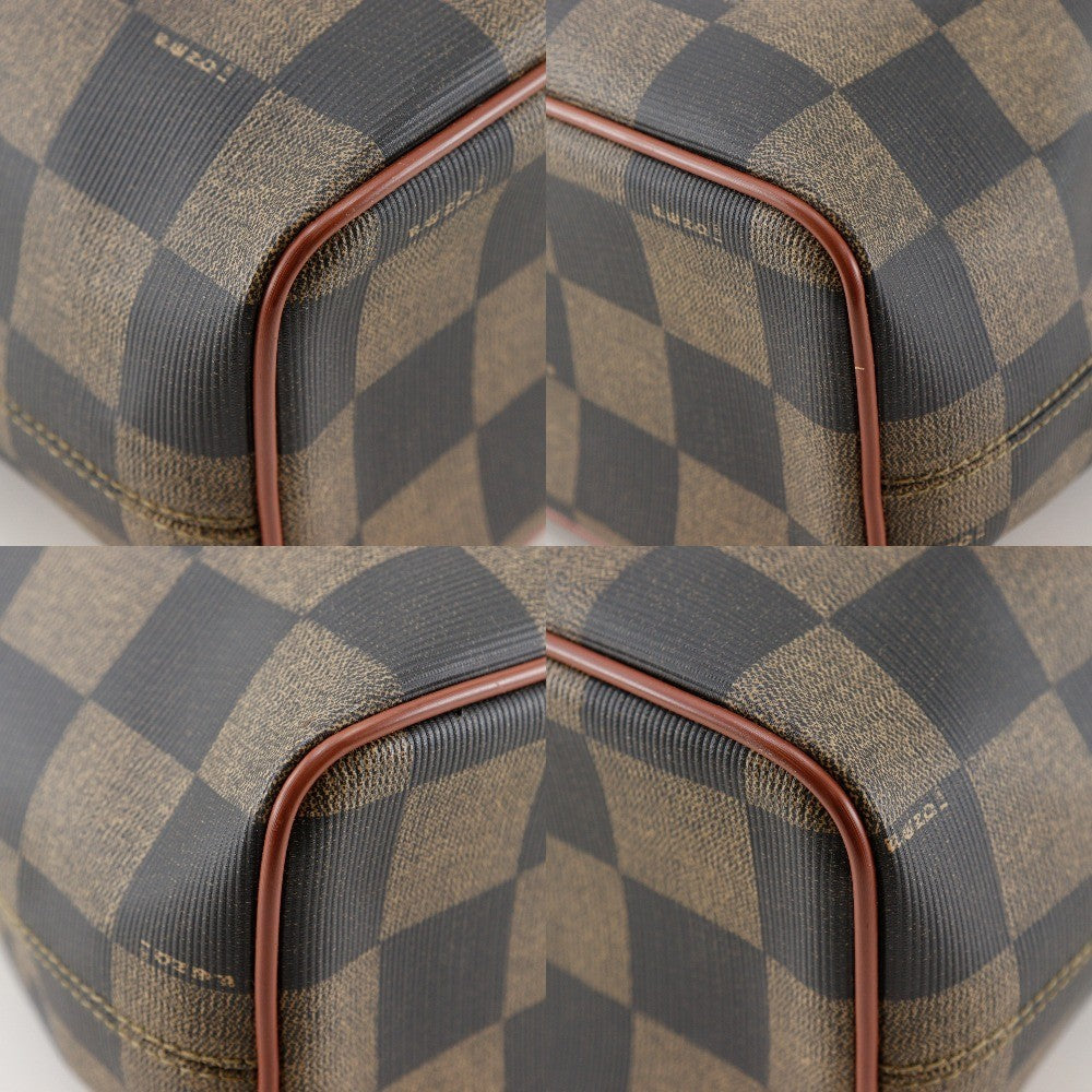 Fendi Shoulder Bag - Brown, PVC/Leather