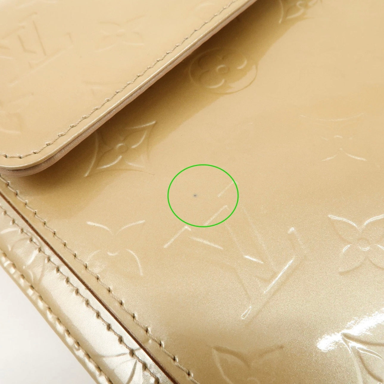 Louis Vuitton Monogram Vernis Motte Shoulder Bag Noisette