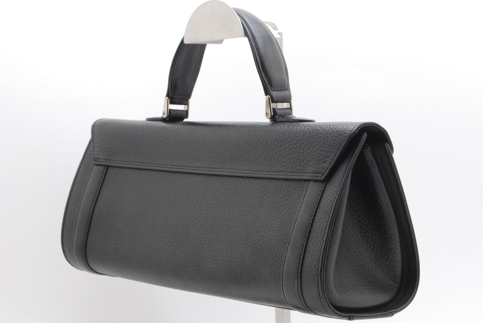 Burberry Nova Check Vintage Hand Tote - Black, Leather