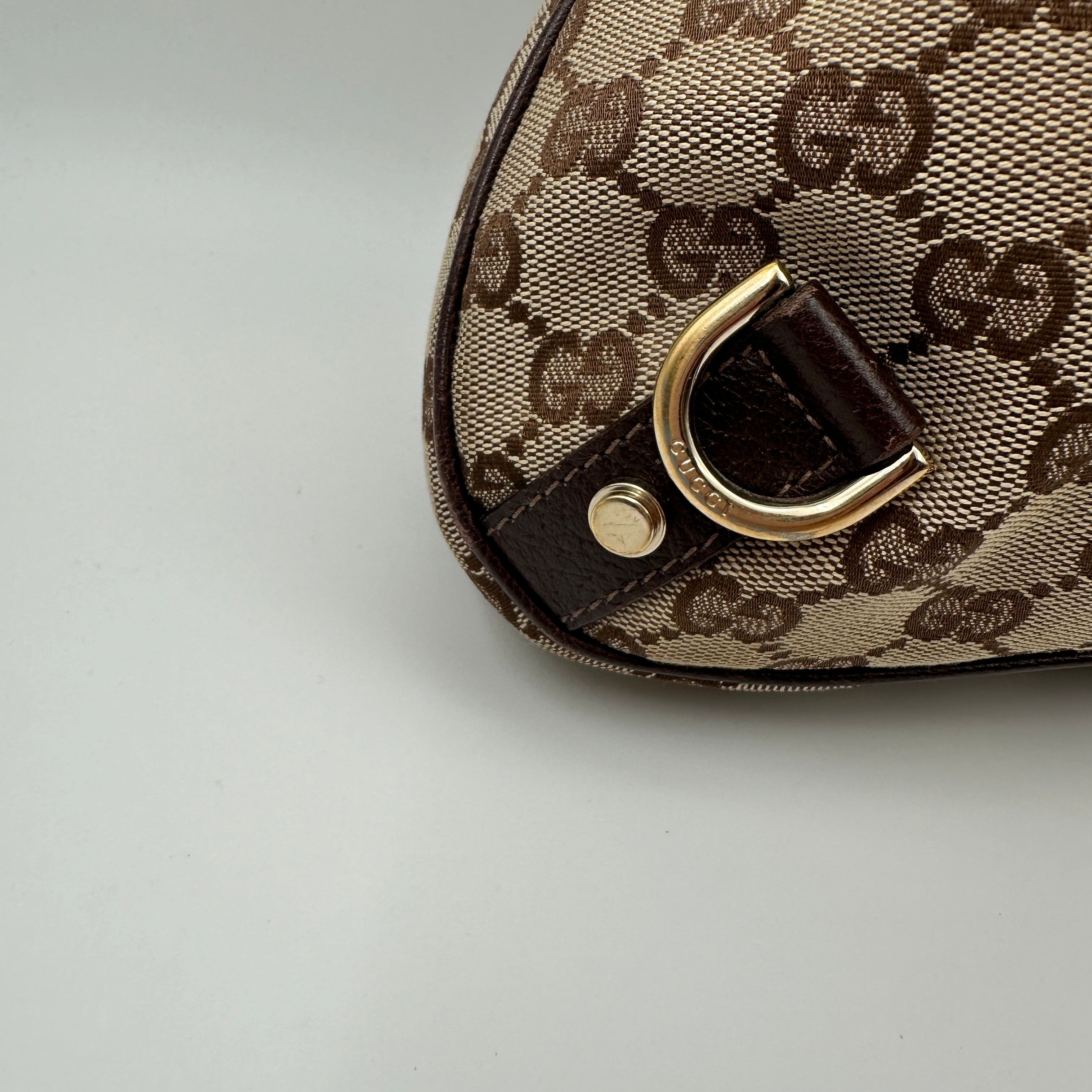 GG Monogram Abbey D-Ring Hobo Small Shoulder Bag