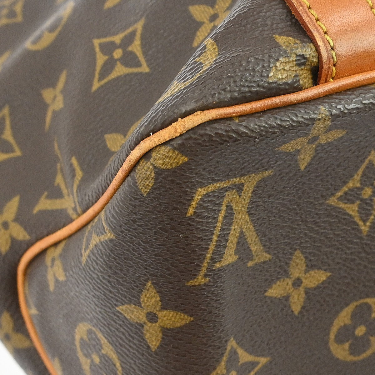 Louis Vuitton Sac Shopping Shoulder Bag - Browns, Monogram Canvas, Leather